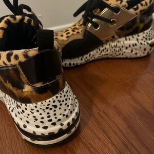 Steve Madden Leopard Print Sneakers